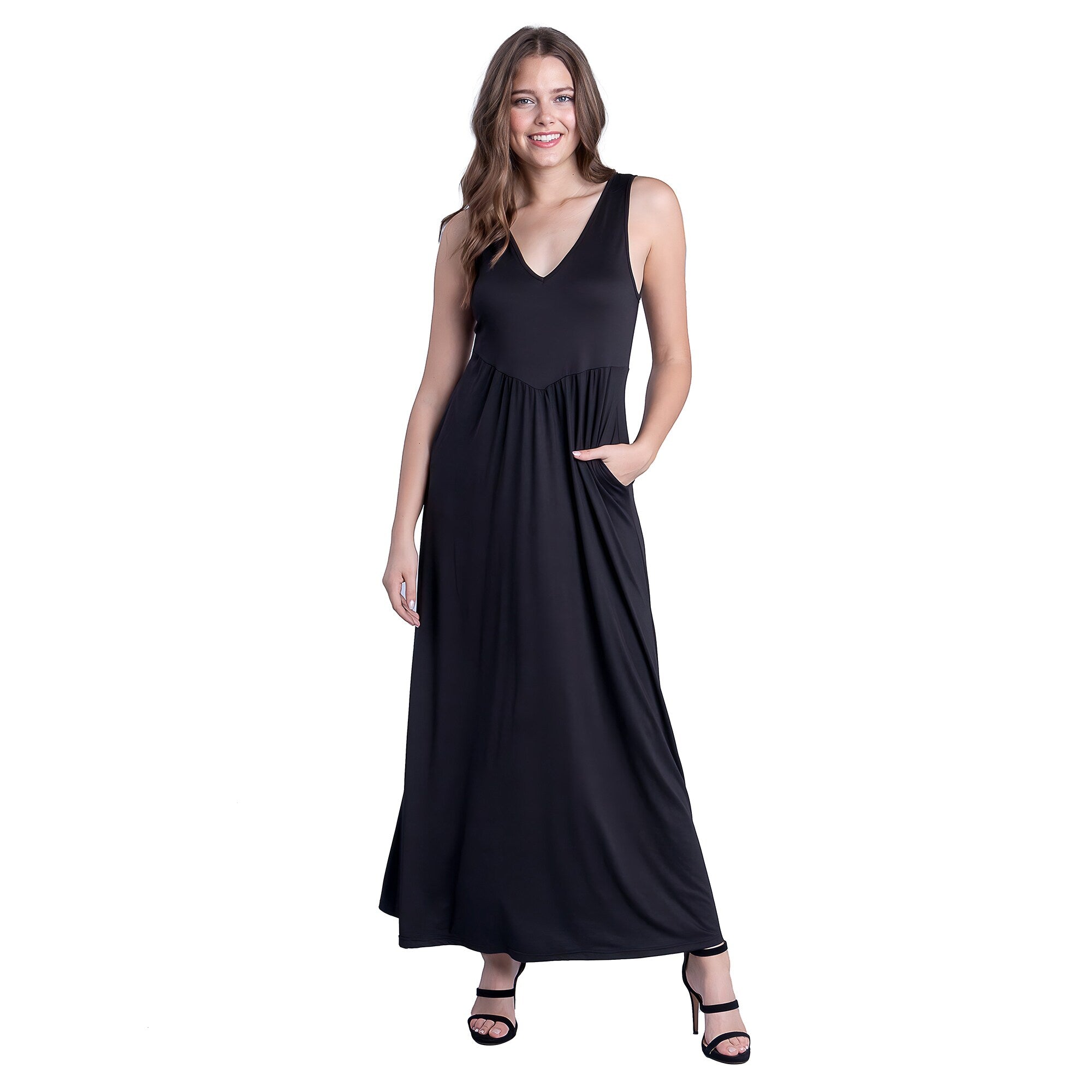 24seven-Comfort-Apparel-Sleeveless-V-Neck-Maxi-Dress-with-Pocket-Detail_ee434ef6-e053-44e8-921d-92d2bafff3d5